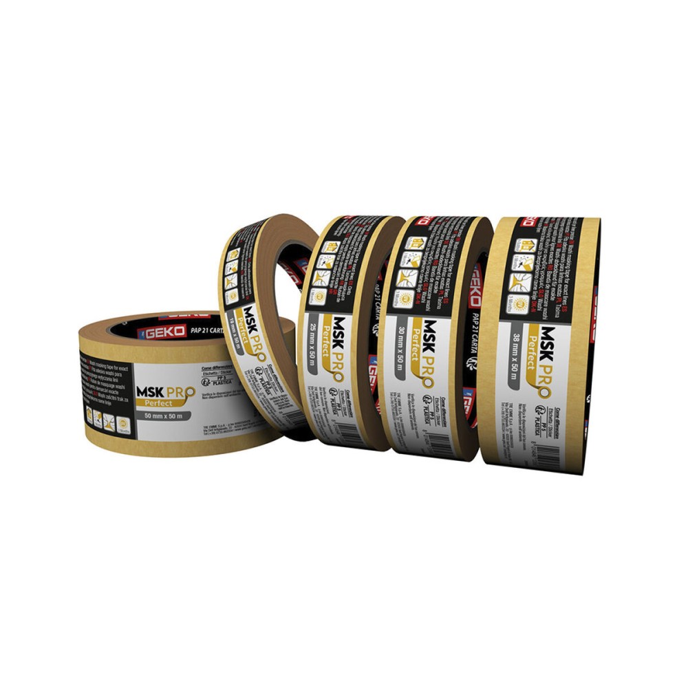 Masking tape Geko MSK Pro Perfect Acrylic Paper 19 mm x 50 m