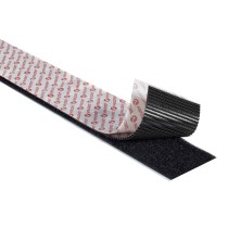 Double Sided Tape Velcro Black 50 mm x 5 m Extra strong