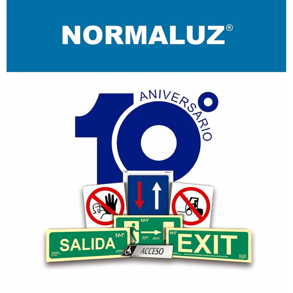 Schild Archivo 2000 "ZONA CARGA Y DESCARGA" Polypropylen 32 x 30 cm