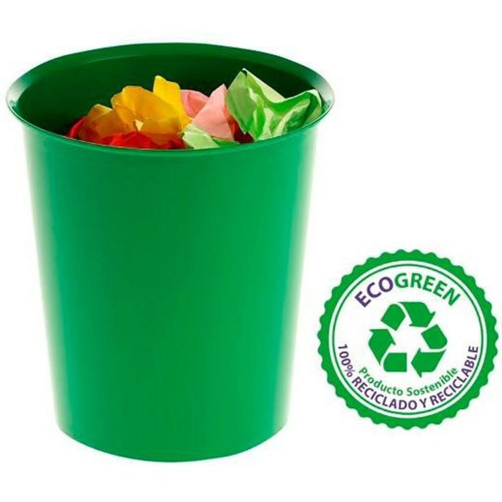 Rubbish bin Archivo 2000 Green polystyrene 16 L