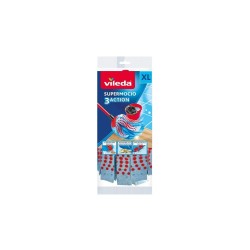 Rechange Vileda 3Action Velour XL Serpillière Polyamide Polyester Cellulose (1 Unités)