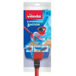 Rechange Vileda 3Action Velour XL Serpillière Polyamide Polyester Cellulose (1 Unités)