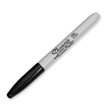 Dauermarker Sharpie Schwarz 5 Stück