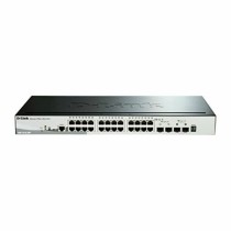 Schalter für das Netz mit Schaltschrank D-Link DGS-1510-28P 28 Puertos RJ45 92 Gbit/s SFP Blau Schwarz