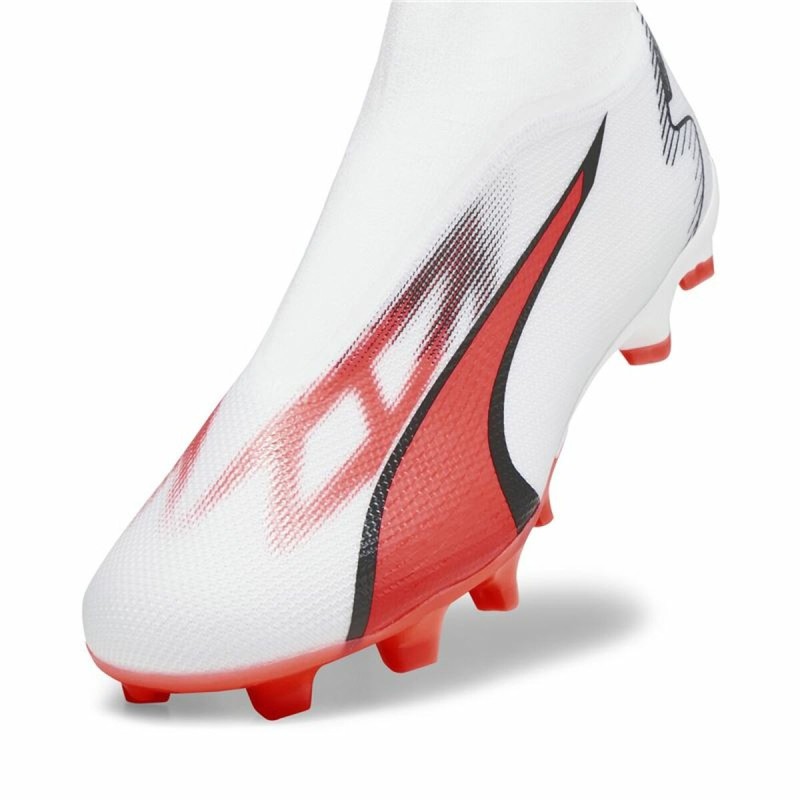 Fußballschuhe für Erwachsene Puma Ultra Match+ Ll Fg/A  Weiß Rot