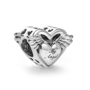 Woman's charm link Pandora ANGEL WINGS & MUM