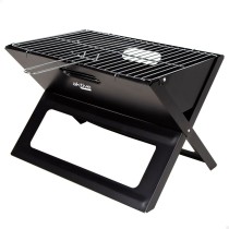 Grill Tragbarer Aktive Schwarz Stahl Eisen 45 x 30 x 29 cm