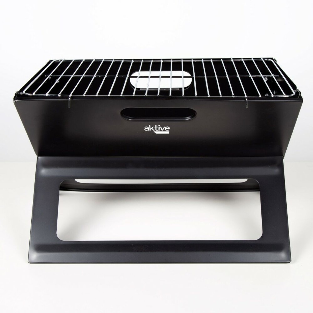 Barbecue Portable Aktive Noir Acier Fer 45 x 30 x 29 cm