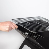 Barbecue Portable Aktive Black Steel Iron 45 x 30 x 29 cm