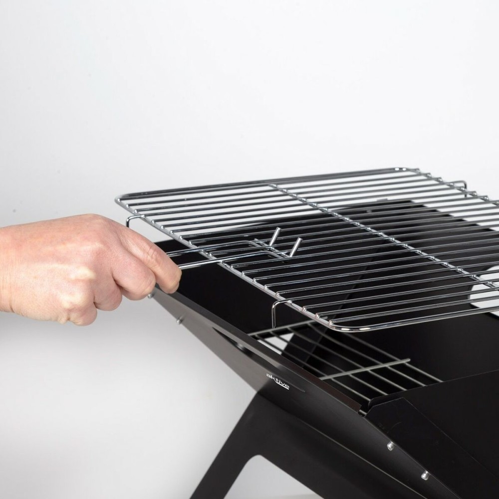 Barbecue Portable Aktive Noir Acier Fer 45 x 30 x 29 cm