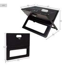 Barbecue Portable Aktive Noir Acier Fer 45 x 30 x 29 cm