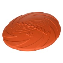 Frisbee Trixie   Blau Orange Gummi Kautschuk