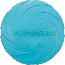 Frisbee Trixie   Blau Orange Gummi Kautschuk