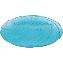 Frisbee Trixie   Blau Orange Gummi Kautschuk