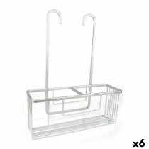 Rangement de douche Confortime Alluma Aluminium Argenté 35,7 x 12,7 x 44,5 cm (6 Unités)