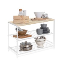 Shelves Confortime 3 Shelves Metal 60 x 30 x 43 cm (4 Units)