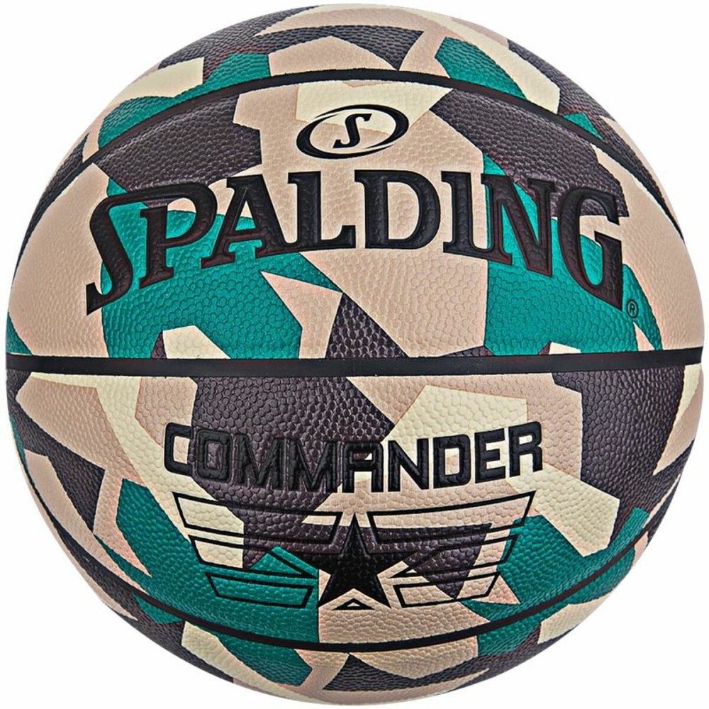 Ballon de basket Commander Poly Spalding Commander Marron 7 Synthétique (Taille 7)