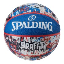 Basketball Spalding Blue Red Graffiti Bunt 7