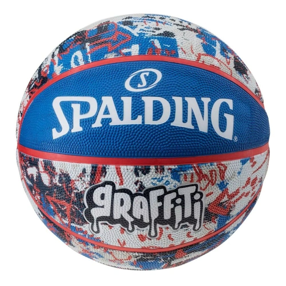 Basketball Ball Spalding Blue Red Graffiti Multicolour 7