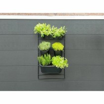 Planter Nature Black Metal Rectangular