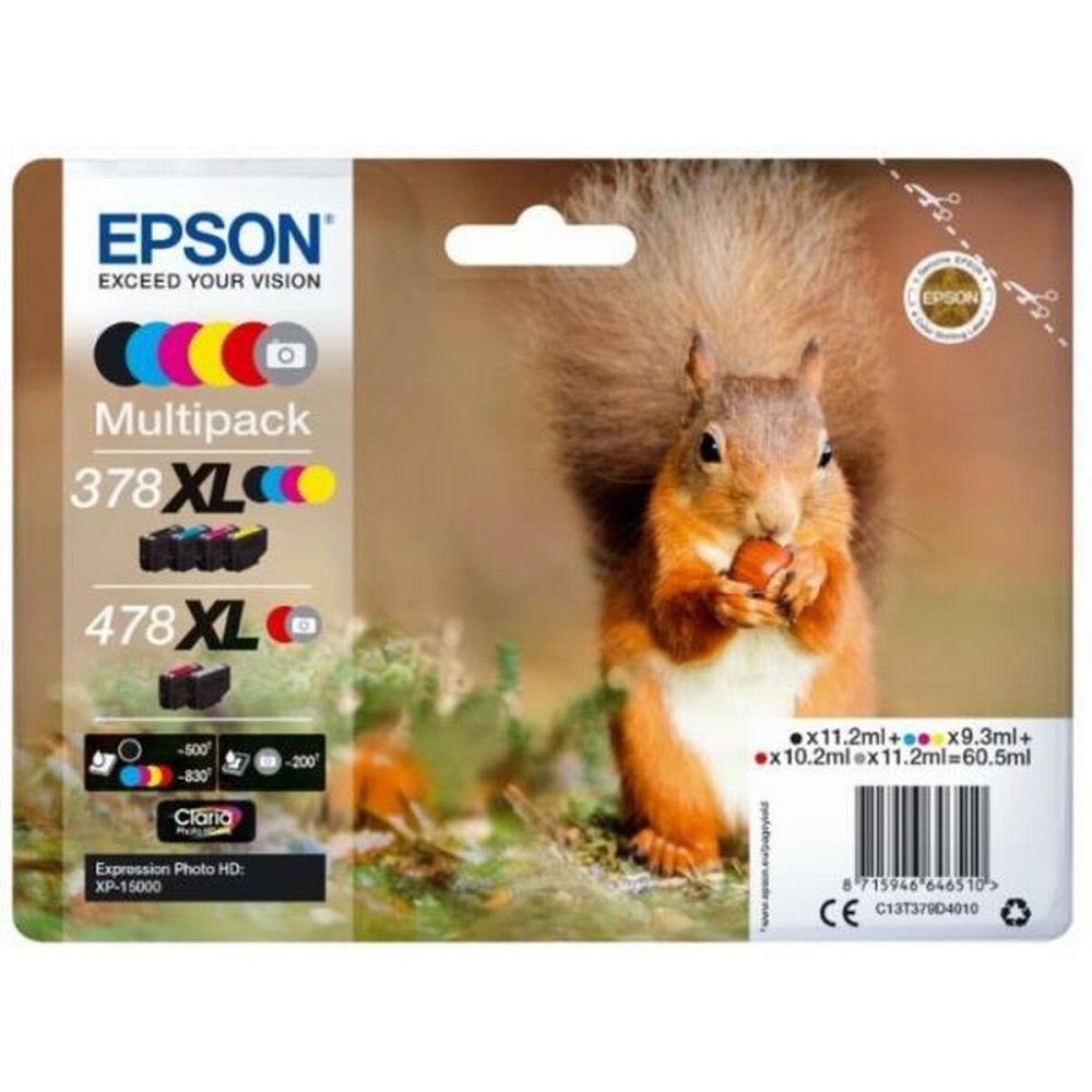 Original Ink Cartridge Epson C13T379D4020 Multicolour (1 Unit)