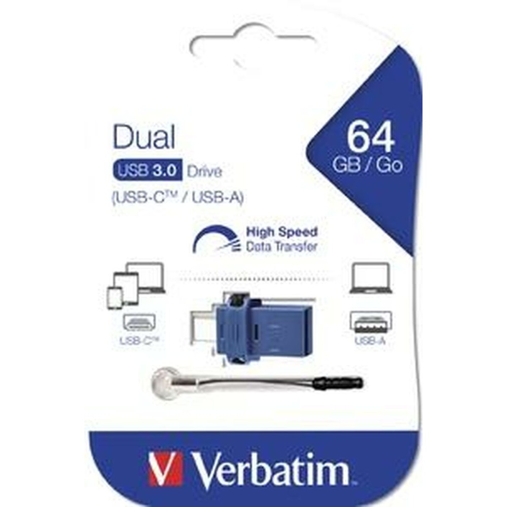 USB stick Verbatim 49967 Blue 64 GB