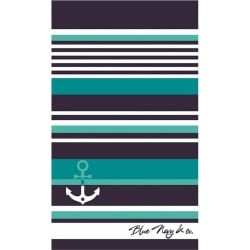 Beach Towel Secaneta Skot Blue Jacquard Velvet