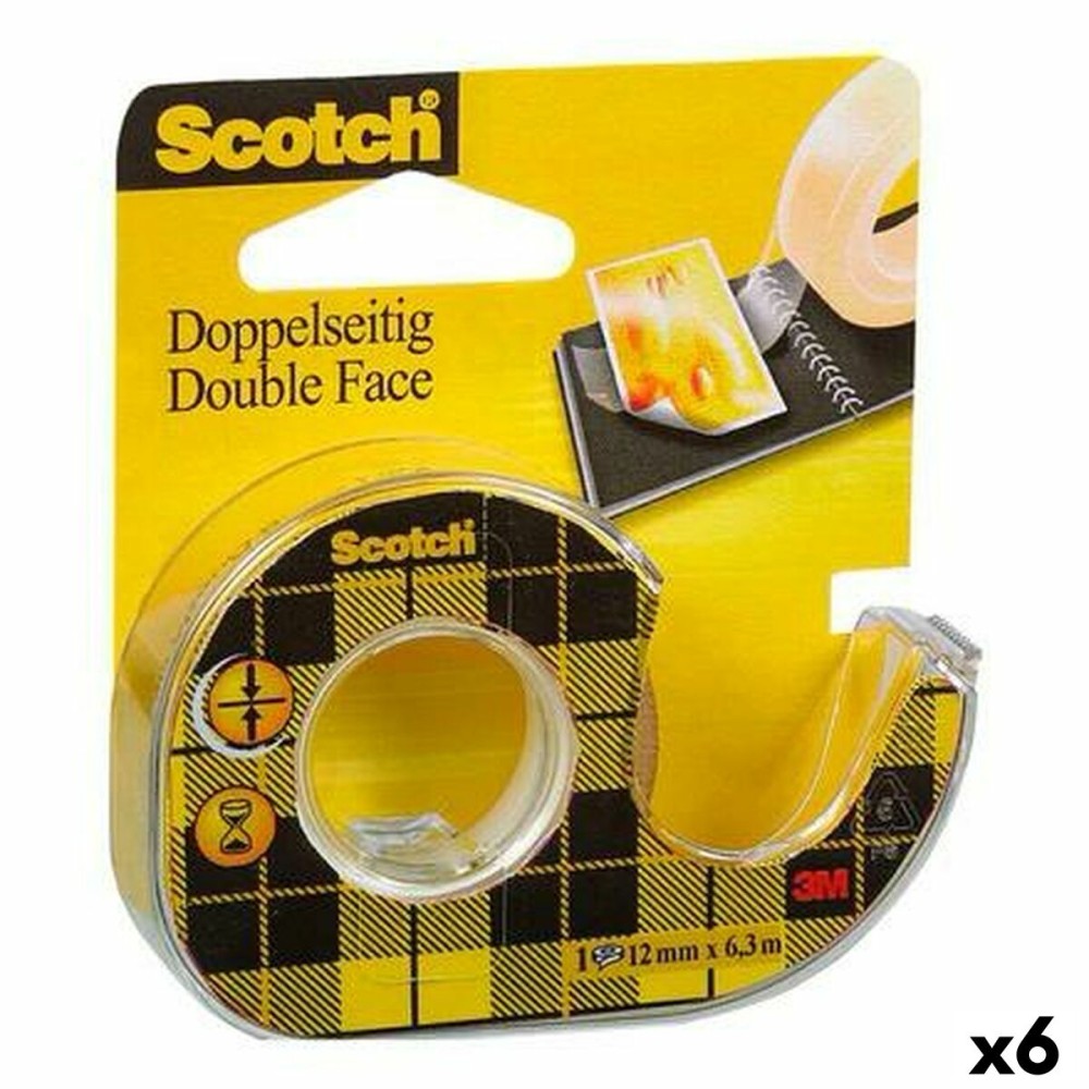 Ruban adhésif double face Scotch (6 Unités)