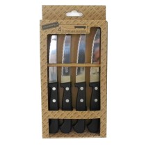 Ensemble de couteaux à viande Pradel essentiel Bicolore Métal 21 cm (4 Unités)