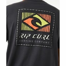 Herren Kurzarm-T-Shirt Rip Curl Traditions Schwarz