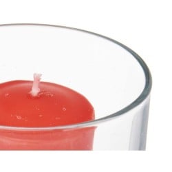 Scented Candle 10 x 10 x 10 cm (6 Units) Glass Red fruits