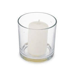 Scented Candle 10 x 10 x 10 cm (6 Units) Glass Cotton