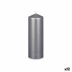 Candle Acorde 92541 Silver 7 x 20 x 7 cm (12 Units)