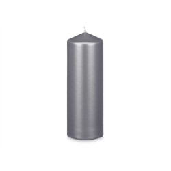 Candle Acorde 92541 Silver 7 x 20 x 7 cm (12 Units)