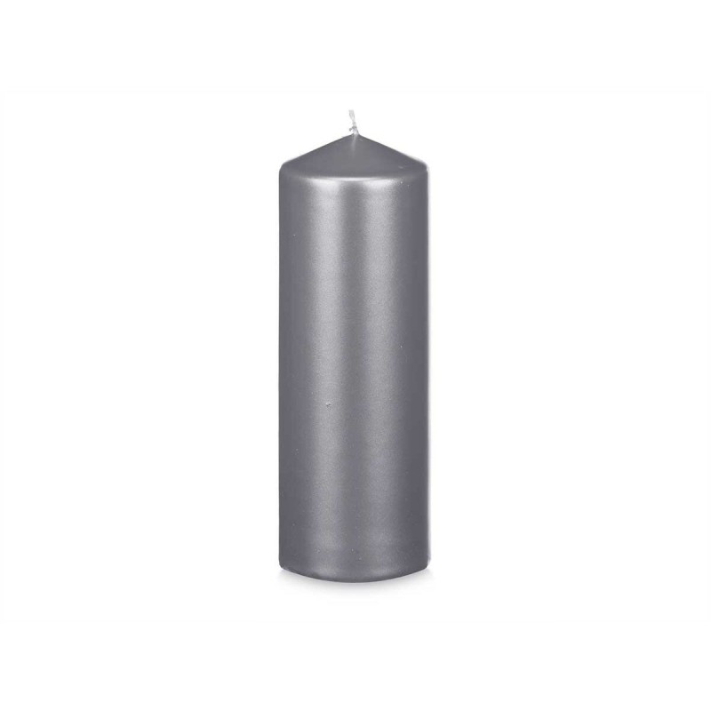 Candle Acorde 92541 Silver 7 x 20 x 7 cm (12 Units)