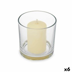 Scented Candle Acorde 2-C-AR Vanilla Glass (6 Units)