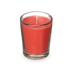 Scented Candle Set 16 x 6,5 x 11 cm (12 Units) Glass Red fruits