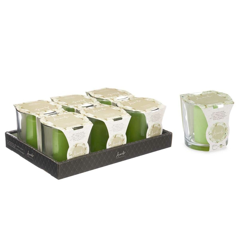 Scented Candle Acorde 2-H-AR Jasmine Glass (6 Units)