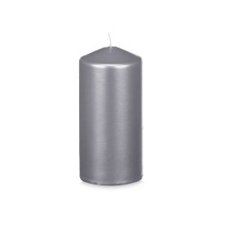 Candle Acorde 92539 Silver 7 x 15,5 x 7 cm (12 Units)