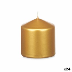 Candle Acorde 92532 Golden 7 x 7,5 x 7 cm (24 Units)