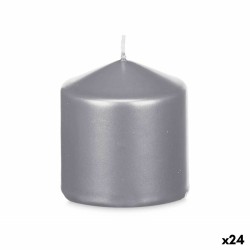 Bougie Acorde 92533 Argenté 7 x 7,5 x 7 cm (24 Unités)