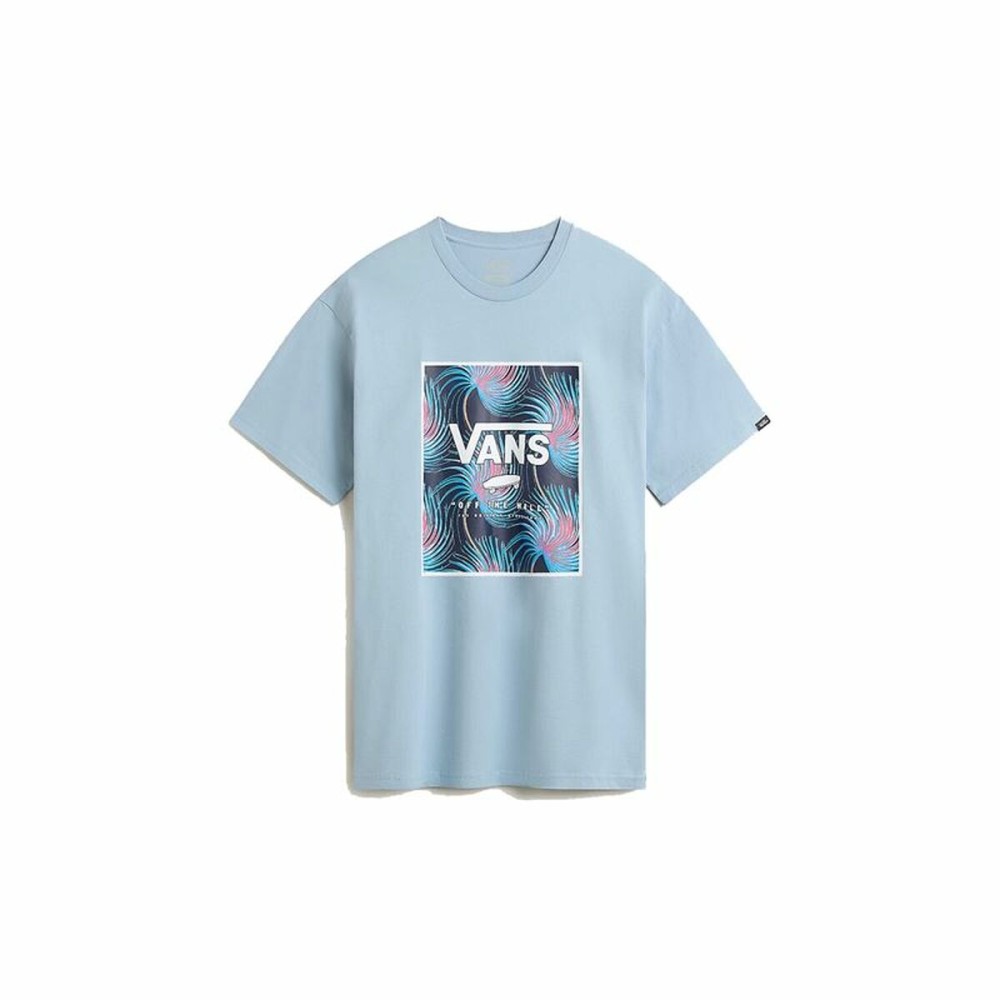 Men’s Short Sleeve T-Shirt Vans VN0A5E7YCZI1 Sky blue