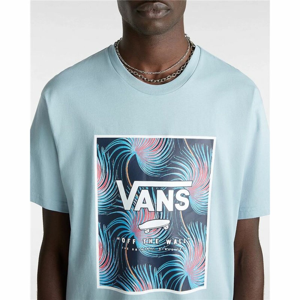 Men’s Short Sleeve T-Shirt Vans VN0A5E7YCZI1 Sky blue