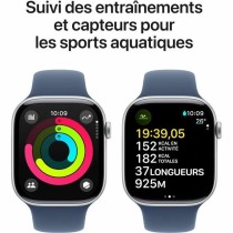 Montre intelligente Apple Watch Series 10 Bleu Argenté 46 mm