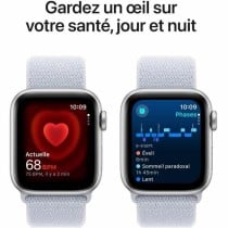 Montre intelligente Apple Watch SE Bleu Argenté 40 mm