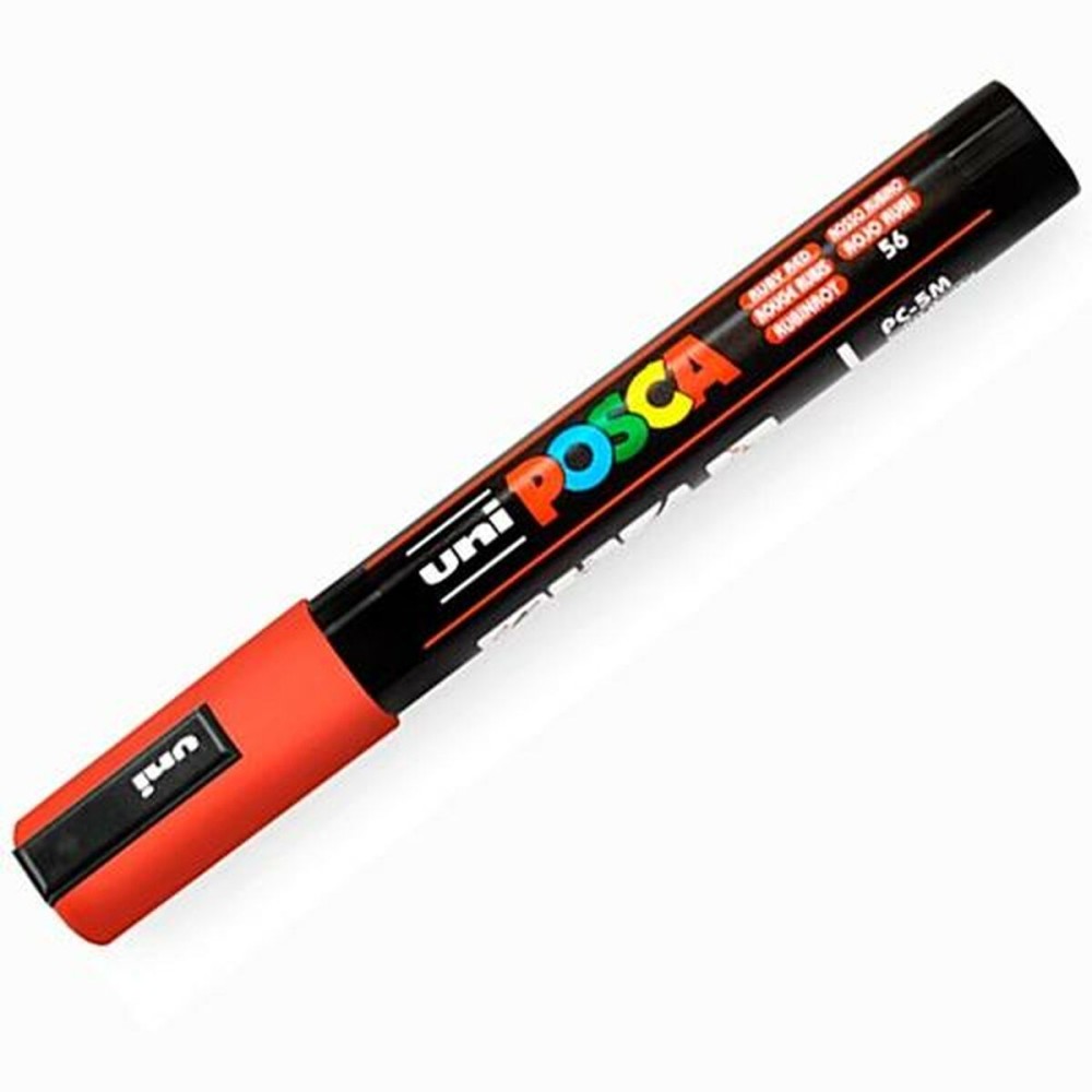 Acrylic paint marker POSCA PC-5M Ruby 1,8-2,5 mm (6 Units)