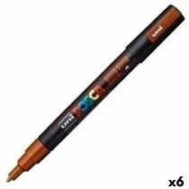 Acrylic paint marker POSCA PC-3M Bronze 0,9-1,3 mm (6 Units)