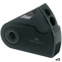 Pencil Sharpener Faber-Castell Black (12 Units)