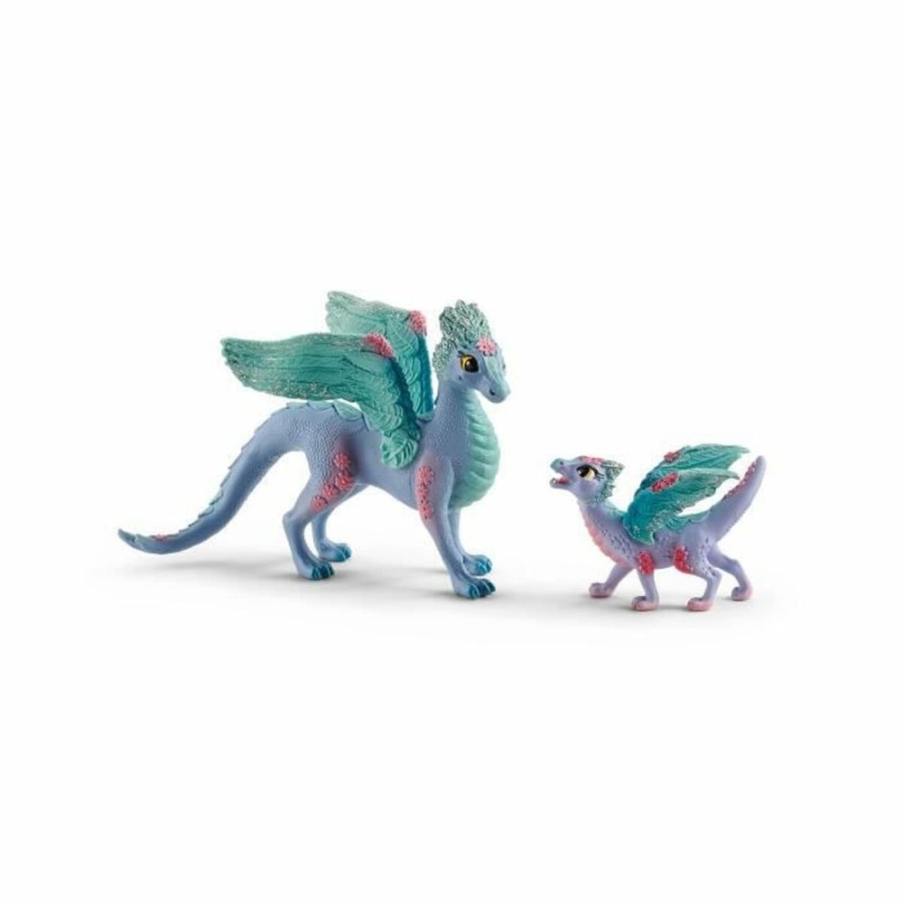 Figurine d’action Schleich Flower dragon with its little one