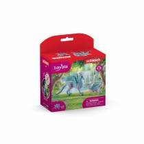 Figurine d’action Schleich Flower dragon with its little one